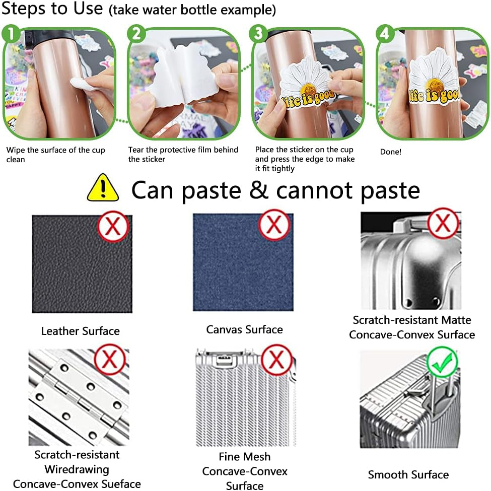 Bug Stickers for Kids Insect Stickers for Scrapbooking for Teachers Stickers for Water Bottles Waterproof Insect Stickers