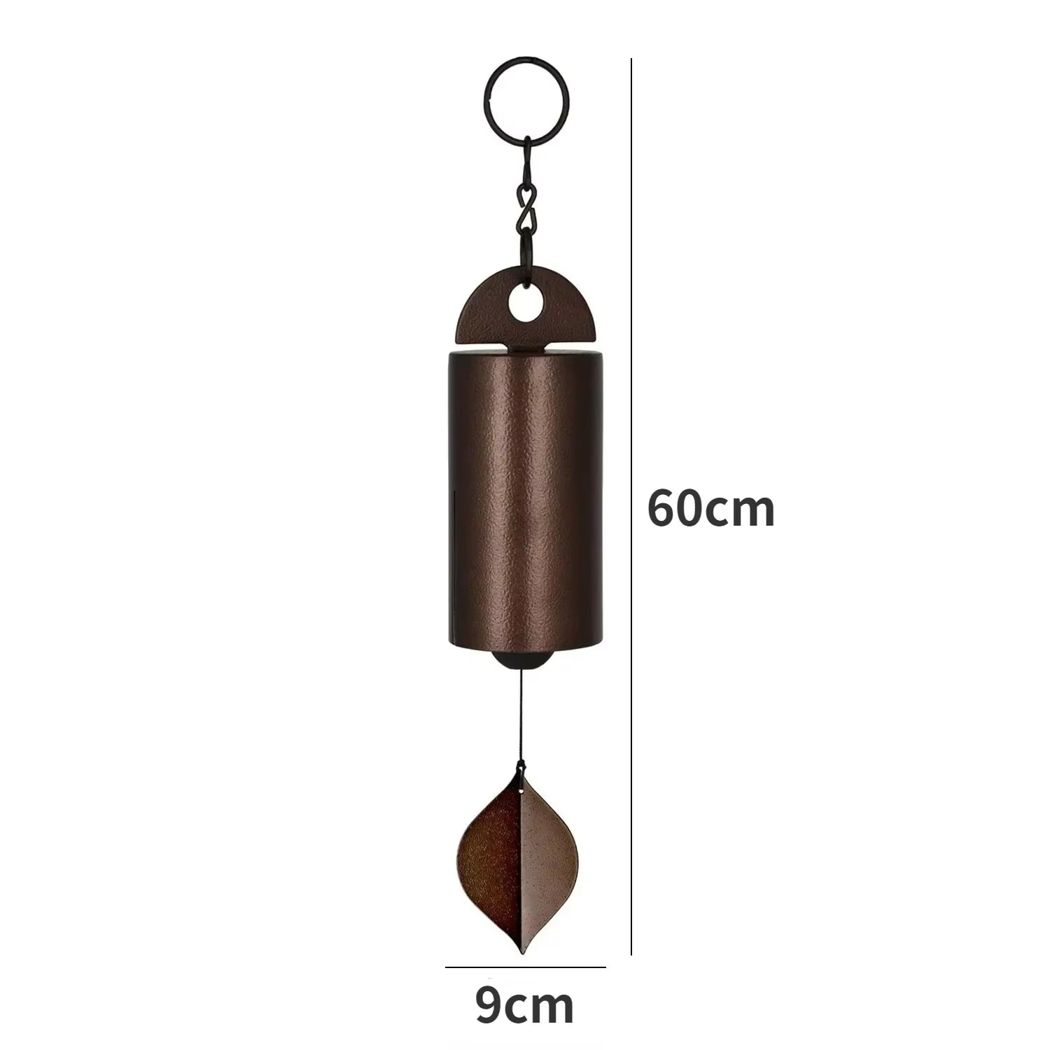 Vintage Metal Heroic Windbell Wind Chimes Deep Resonance Serenity Bell for Outdoor Home Garden Courtyard Decoration Home Decor